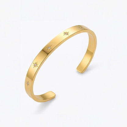 BRACELET WITH ENGRAVED STARS