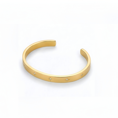 BRACELET WITH ENGRAVED STARS