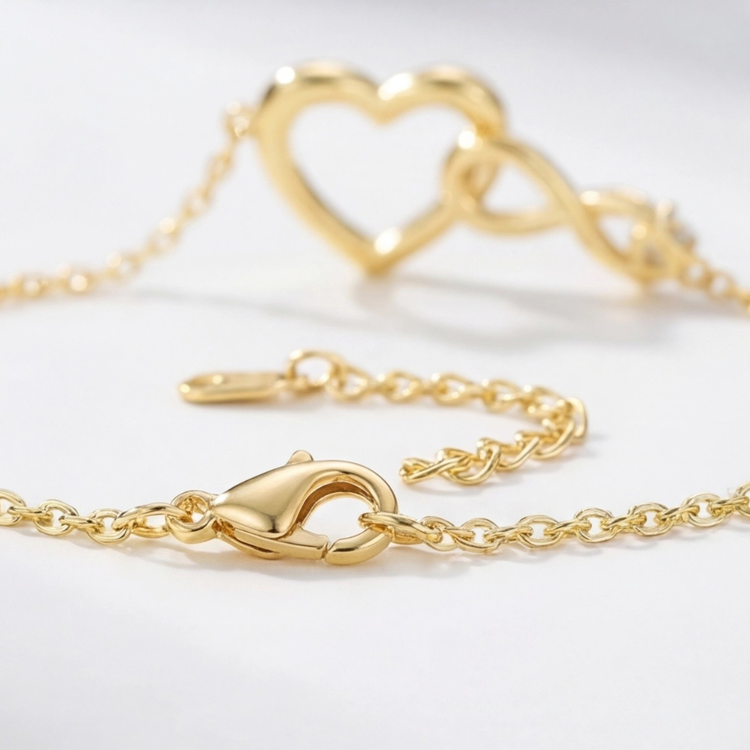 INFINITY HEART SPARKLE BRACELET