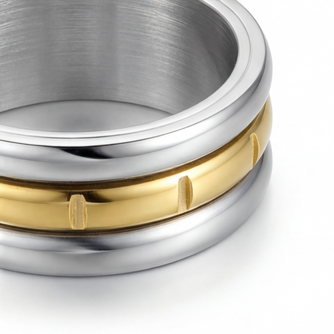 WIDE ACCENT BAND RING