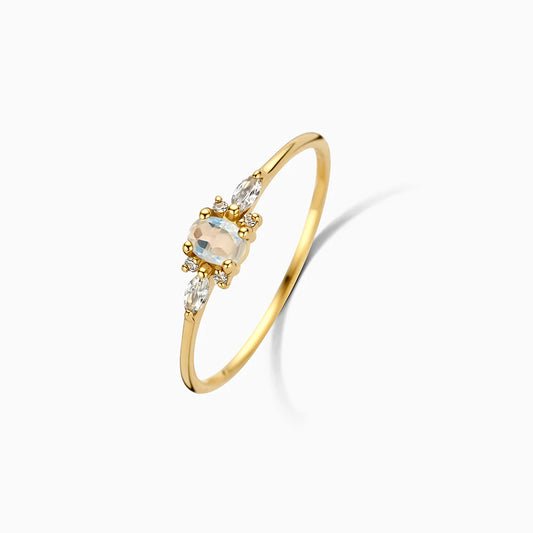 MOONLIGHT OVAL RING