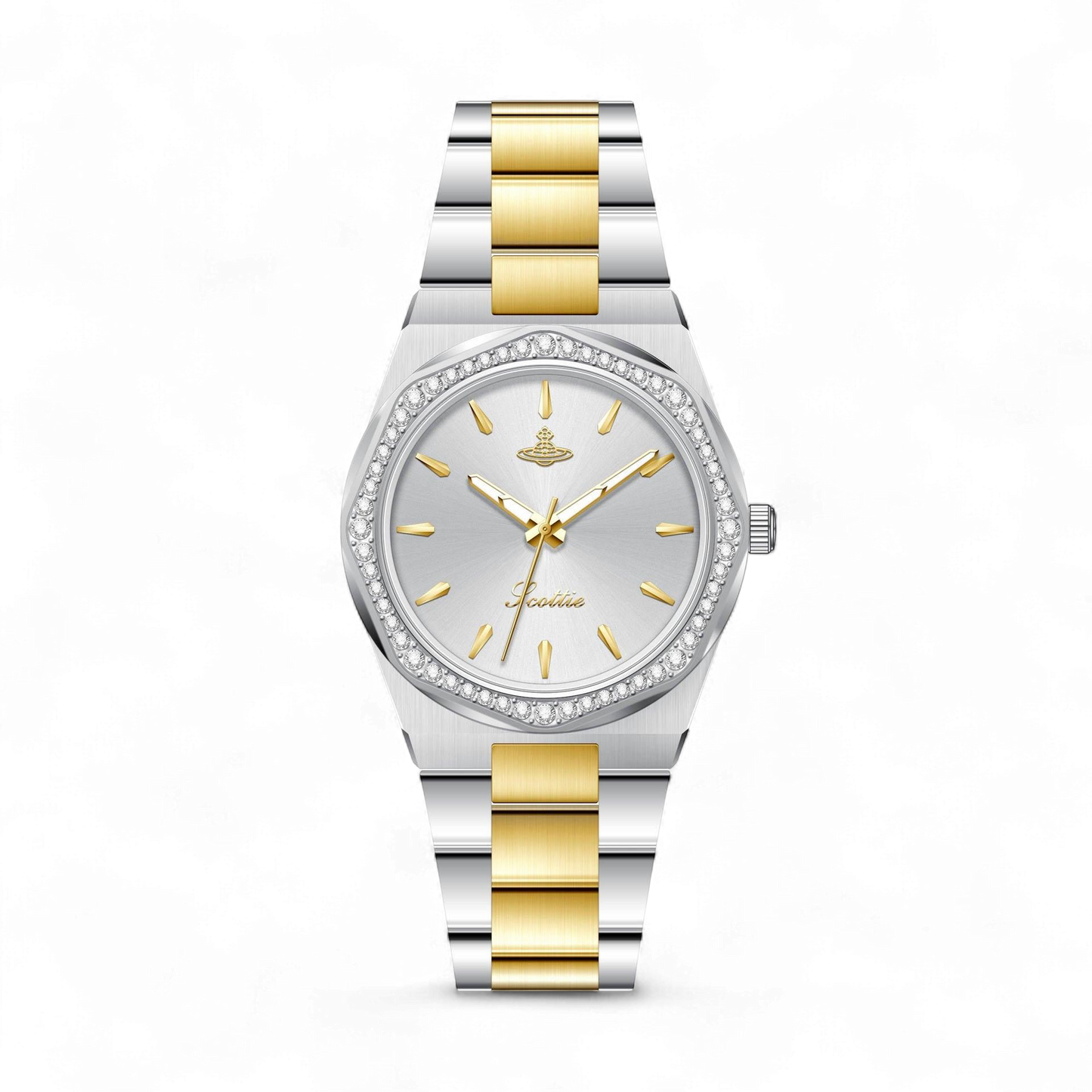 ASTOŅSTŪRA PULKSTEŅI AR DEIMANTIEM