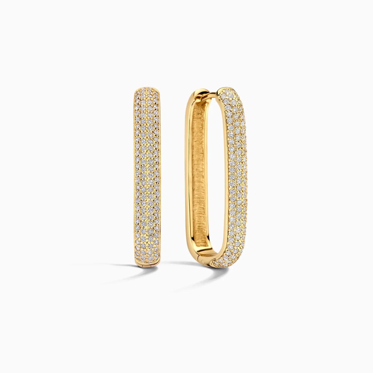 GOLDEN ALL-OVER SPARKLE EARRINGS