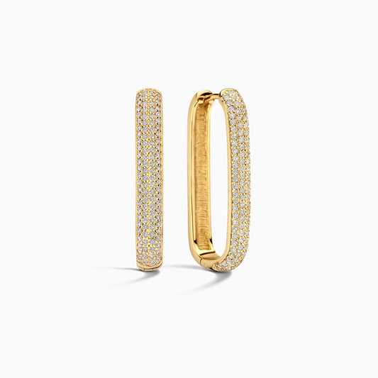 GOLDEN ALL-OVER SPARKLE EARRINGS