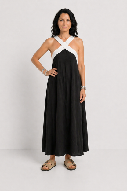 ENIKŐ | MIDI RUHA KONTRASZTOS RÉSZLETEKKEL