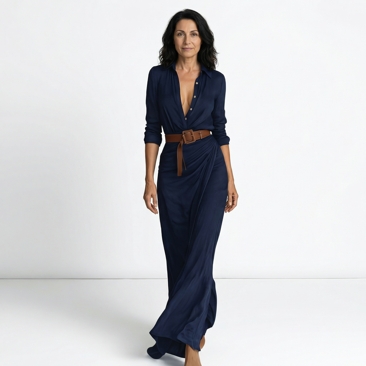 KRISZTINA | MAXI RUHA MEGKÖTHETŐ DERÉKRÉSSZEL