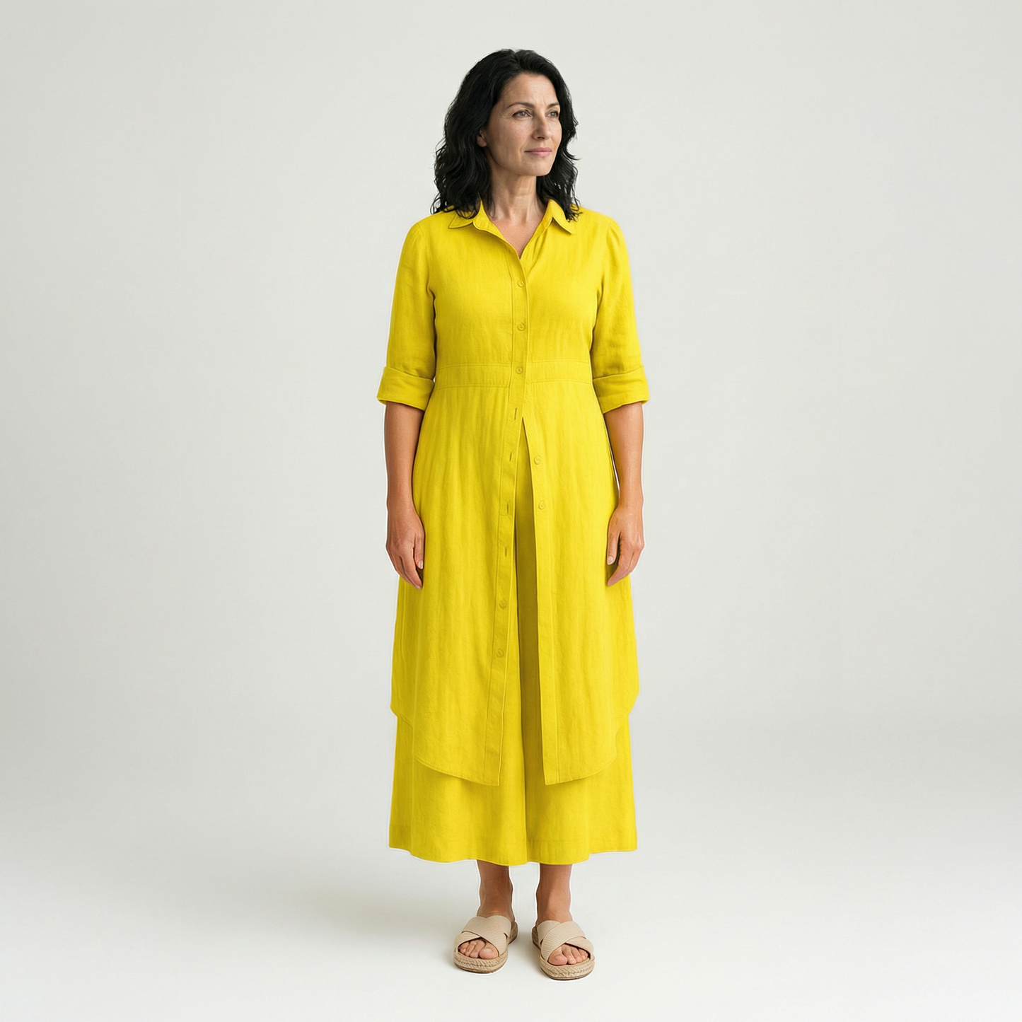KLAUDIA | MIDI RUHA GOMBOS KIALAKÍTÁSSAL