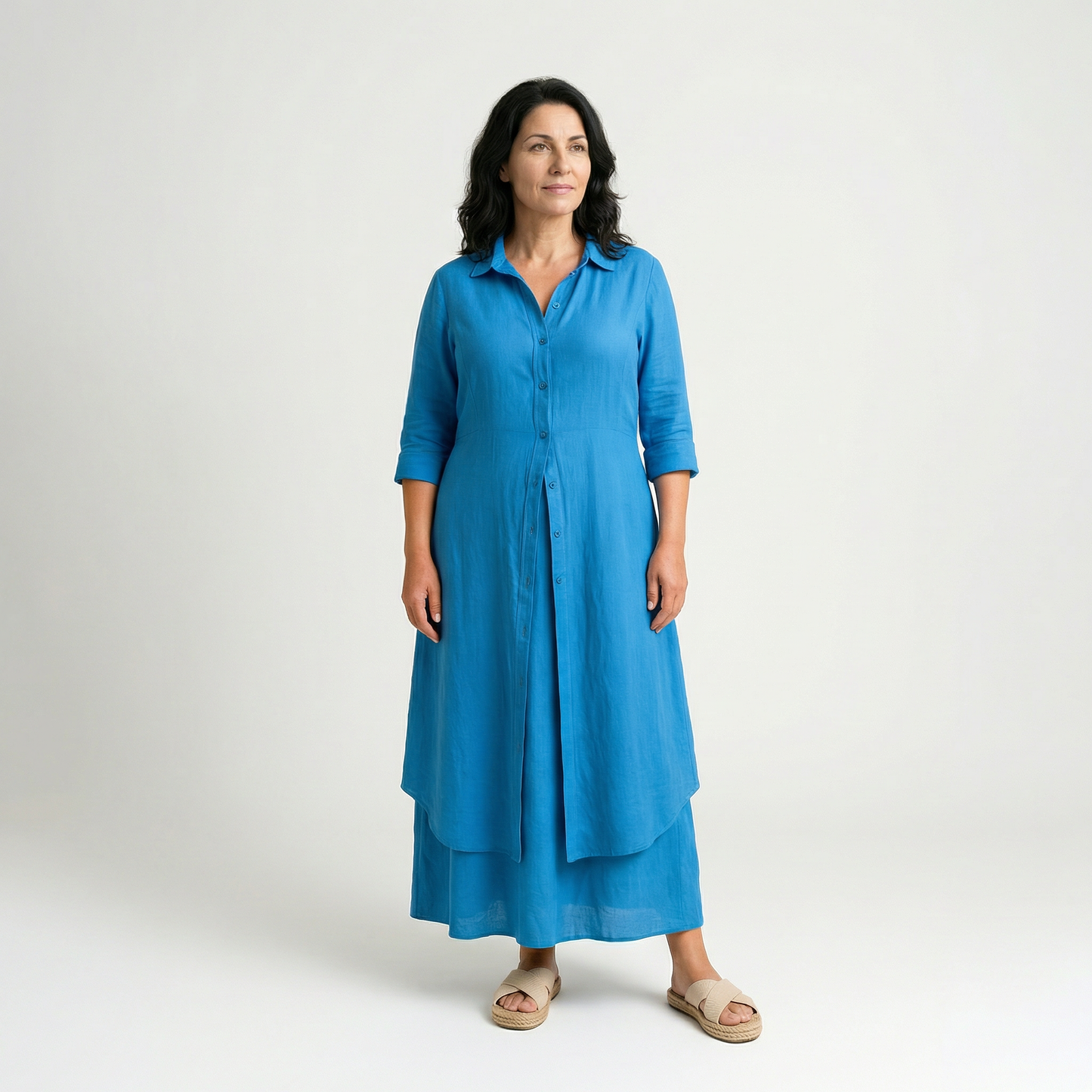 KLAUDIA | MIDI RUHA GOMBOS KIALAKÍTÁSSAL