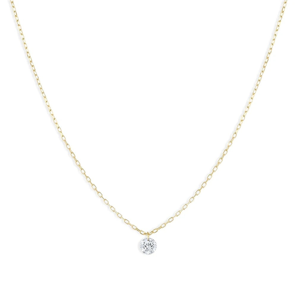 GOLDEN MINIMAL SPARKLE NECKLACE