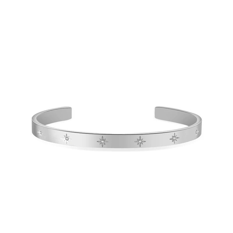 BRACELET WITH ENGRAVED STARS
