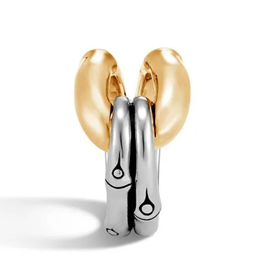 DUAL TONE CHAIN DETAIL RING