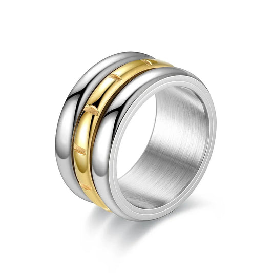 WIDE ACCENT BAND RING