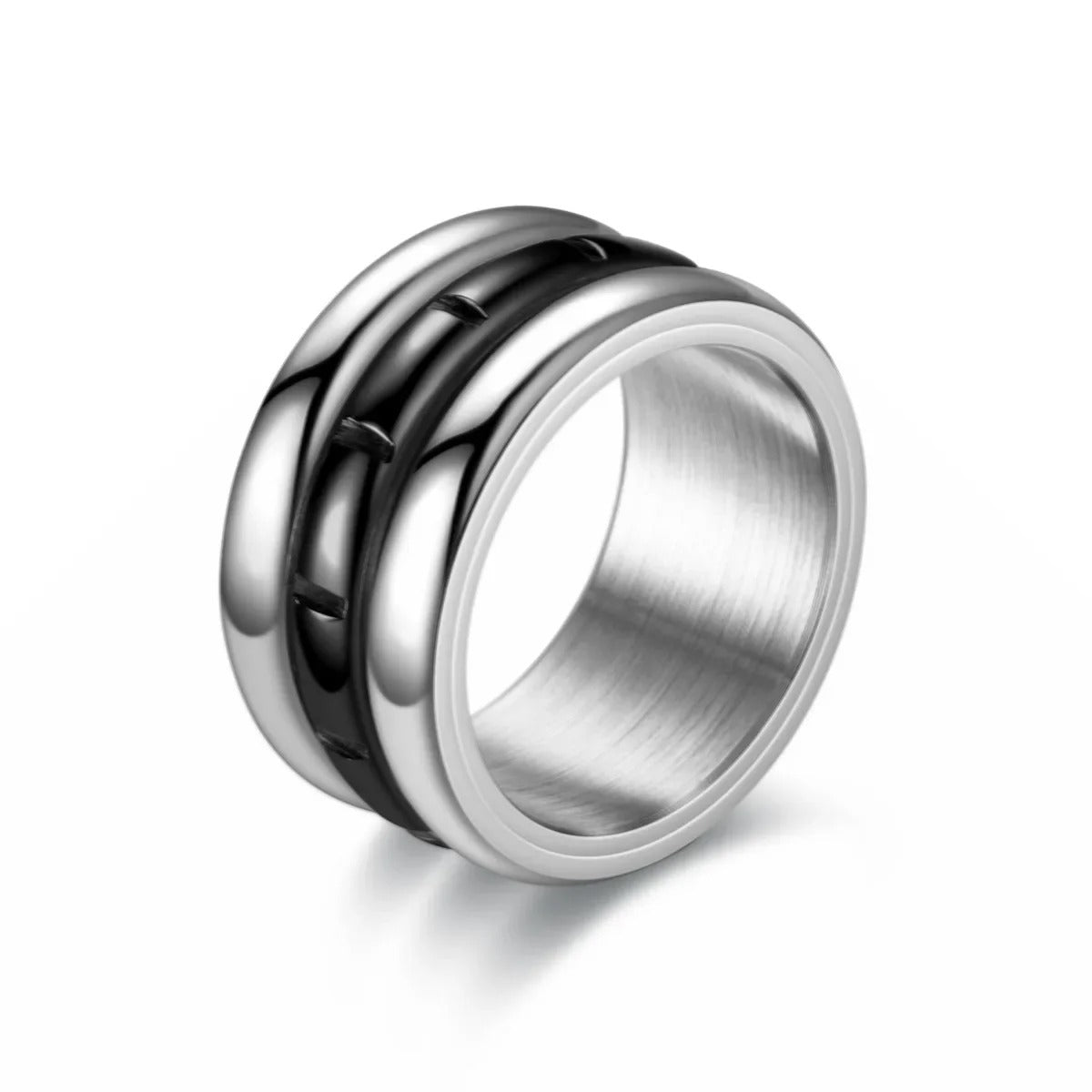 WIDE ACCENT BAND RING