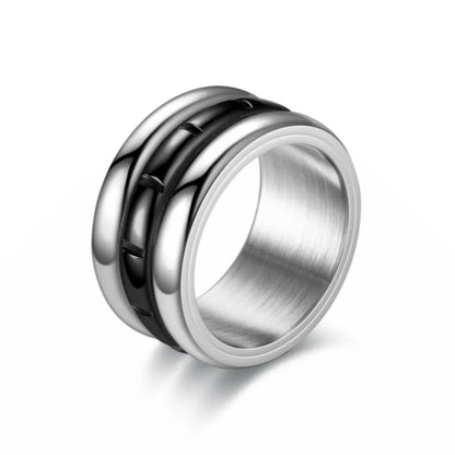 WIDE ACCENT BAND RING